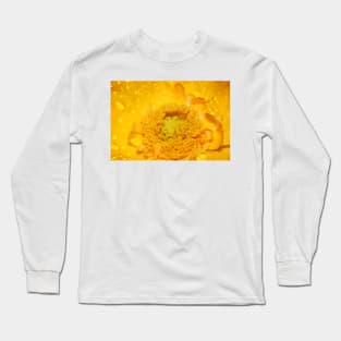 Yellow Poppy Long Sleeve T-Shirt